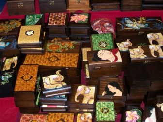 Wooden jewellery boxes